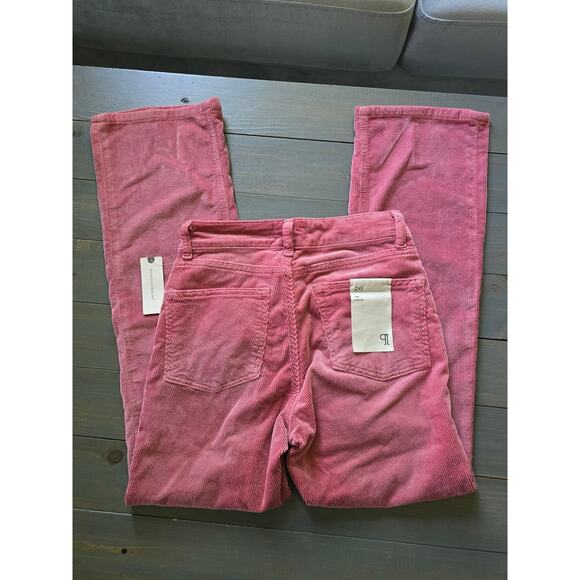 NWT Pilcro Yaya Mid-Rise Corduroy Crop Flare Jeans - 26 waist - Picture 3 of 3